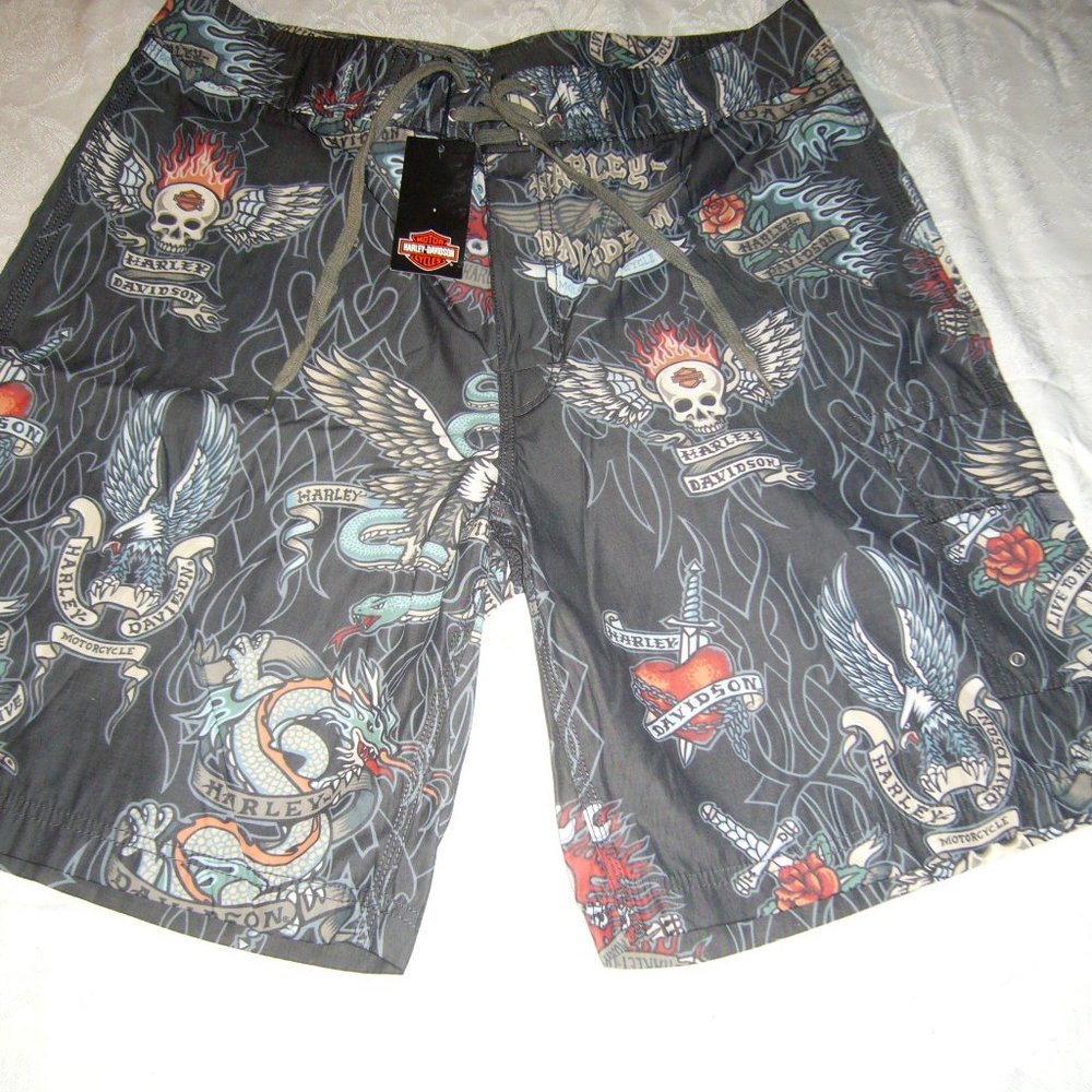 Harley Davidson Mens board shorts/swim